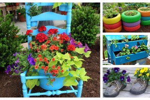 15 Recycle Ideas For A Beautifully Decorated Garden 